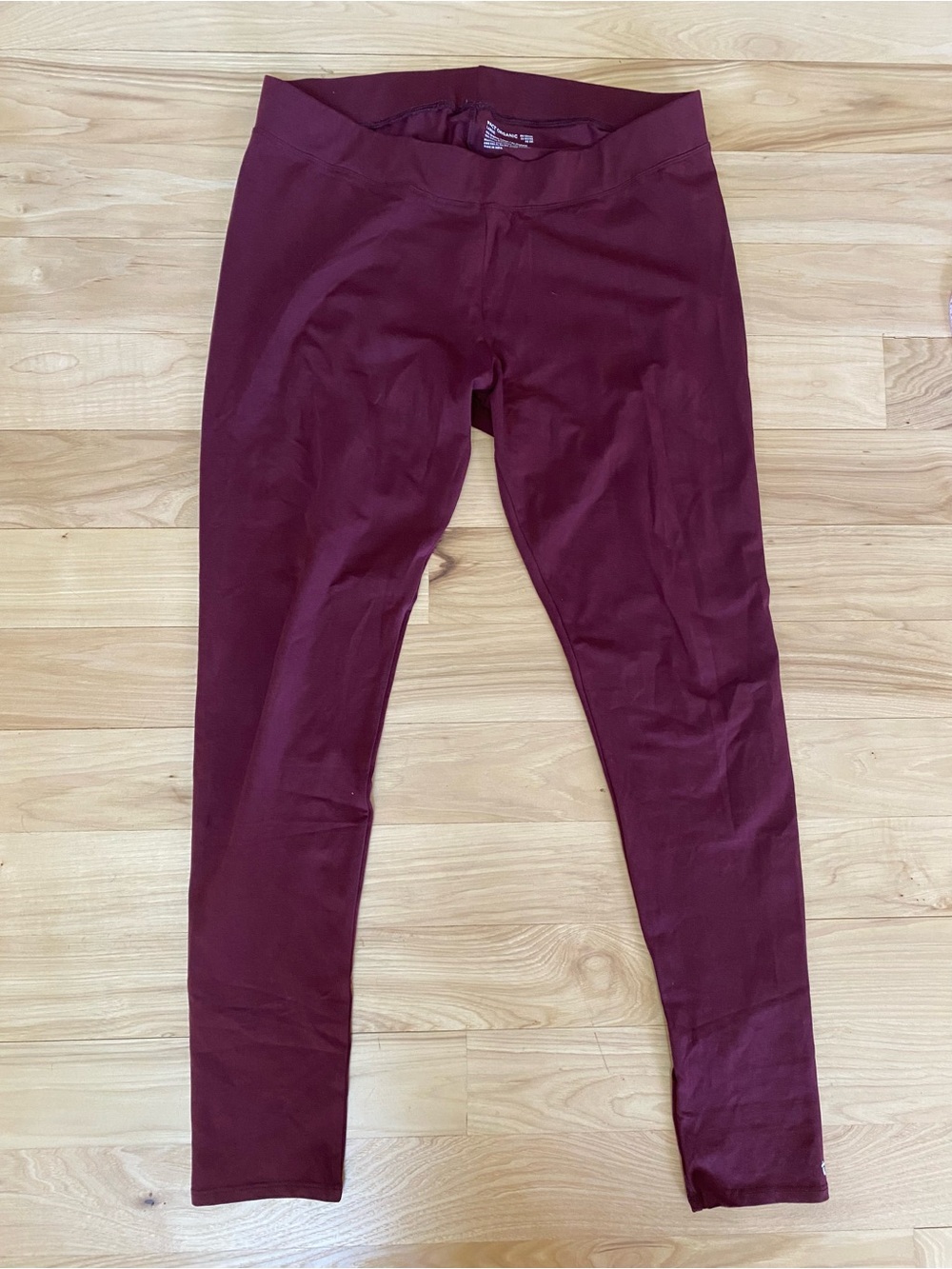 Pact Organic Leggings Maroon Size Large 92% Organic Cotton